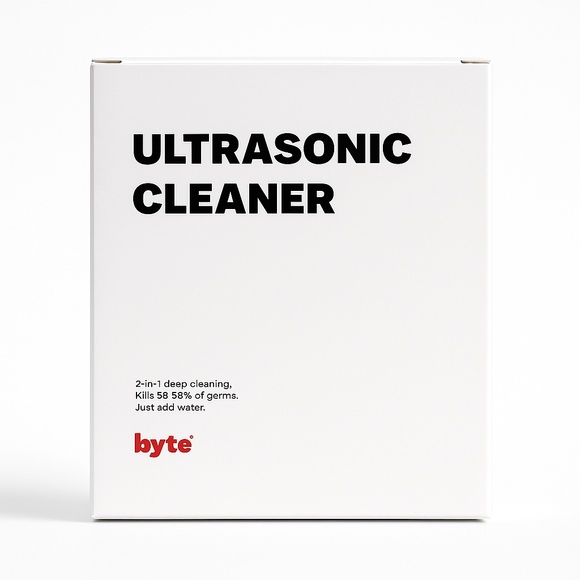 Byte Ultrasonic Cleaner & Fizz Cleaning Tablets - Picture 1 of 10